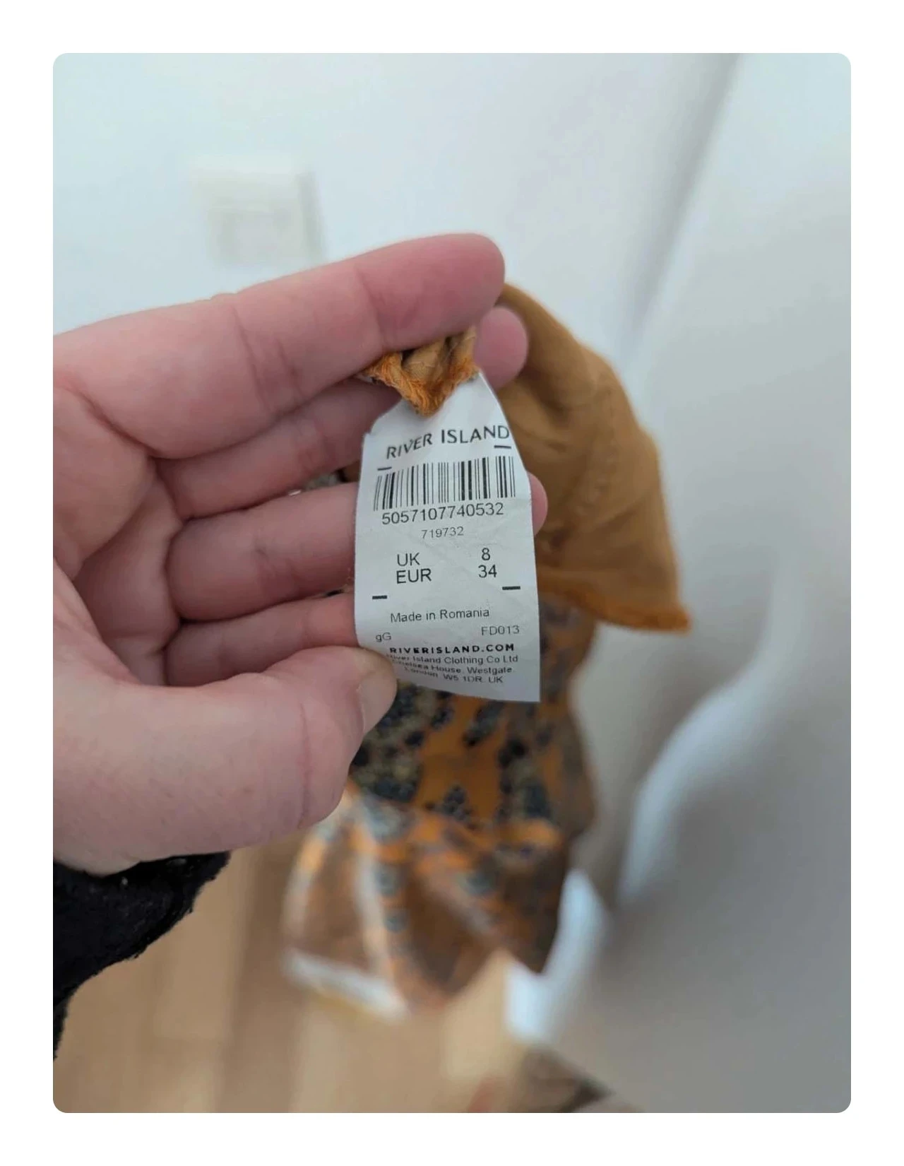 Pantalón fluido amplio River Island estampado de pañuelo / cachemir - T. 34 – photo 8
